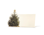 christmas tree place card - pack of 12