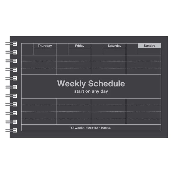 dayfree weekly schedule