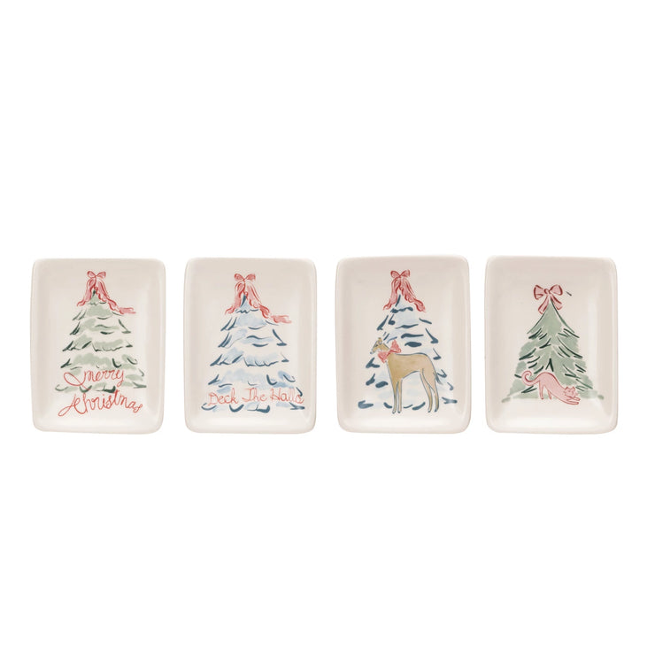 christmas stoneware dish, various styles