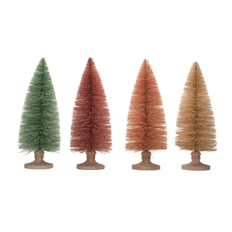 sisal bottle brush tree, various colors