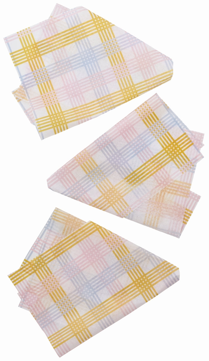 patterned tissue paper packs - various colors