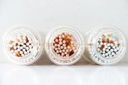 long stem match jars - various colors