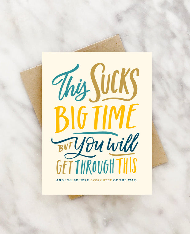 this sucks big time card