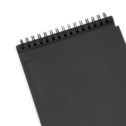 diy cover sketchbook - white or black paper