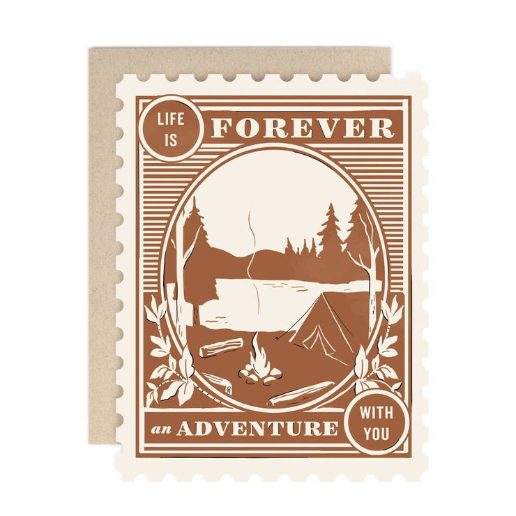 forever an adventure with you card