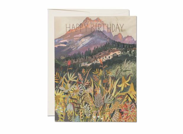 colorado gold foil birthday card