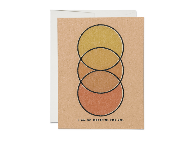 grateful circles thank you cards- single or set of 8