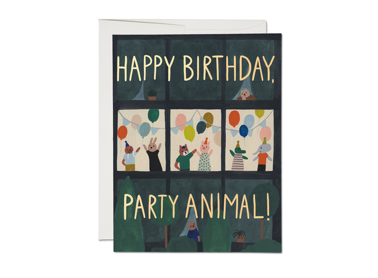 animal house birthday card