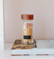 long stem match jars - various colors