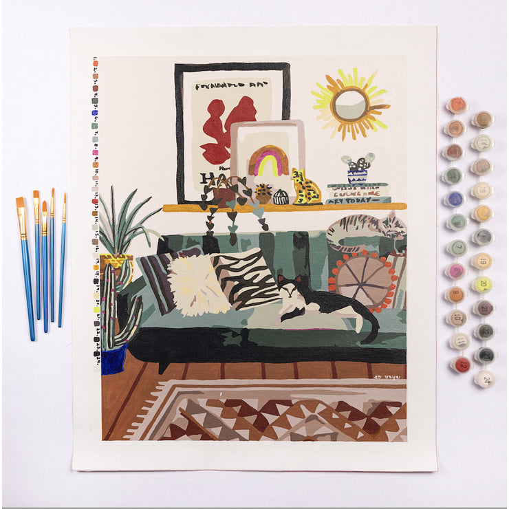 paint by numbers deluxe sets - various styles