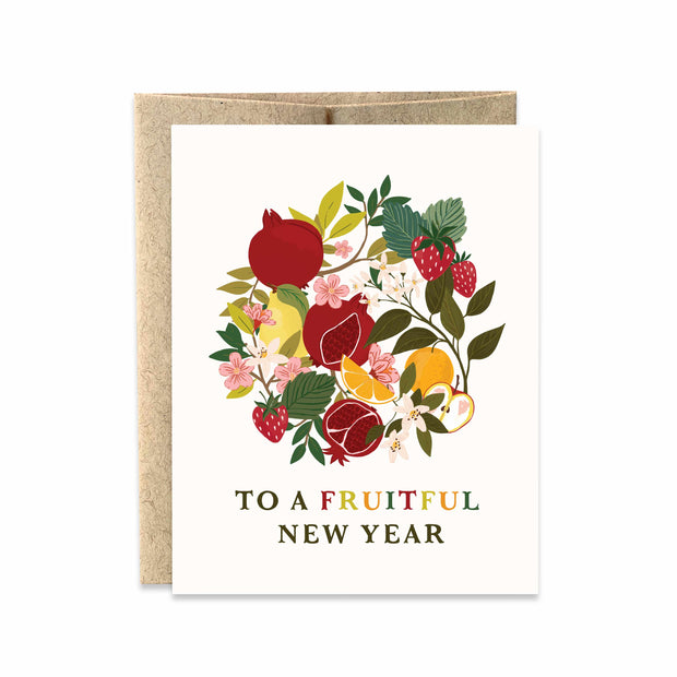 to a fruitful new year card