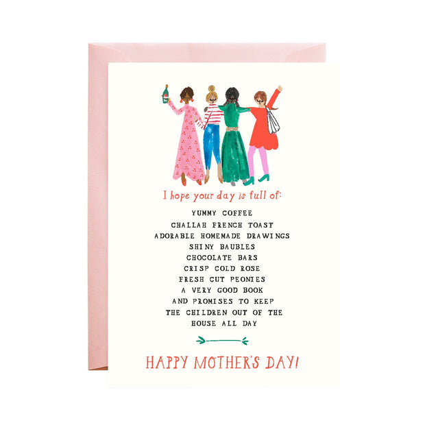 have a good morning mummy mother's day card