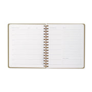 cognac undated weekly planner