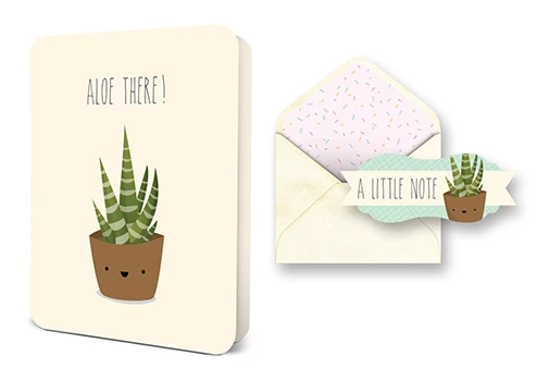aloe there card
