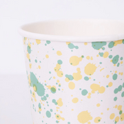 speckled party cups - set of 8