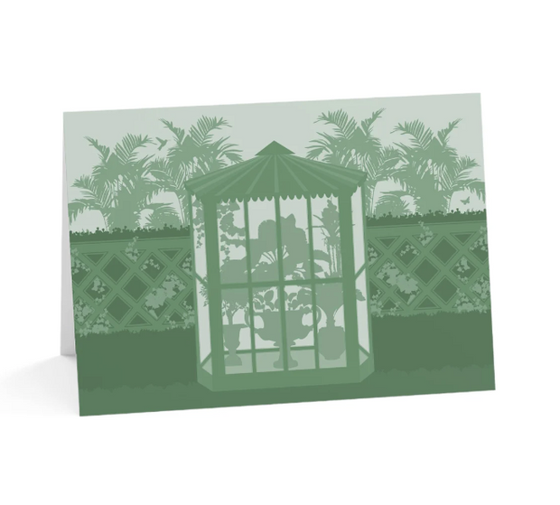 Botanical Garden Greenhouse Card