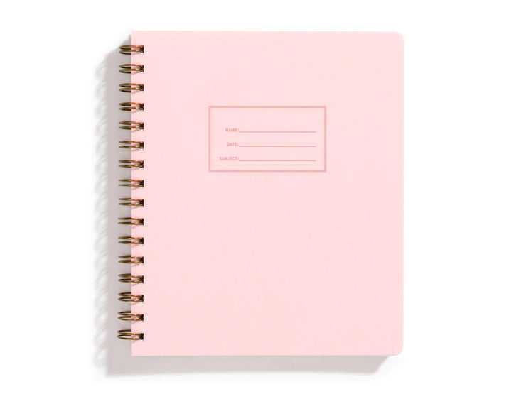 the standard notebook - grid, lined, sketch or dot-grid pages & various colors