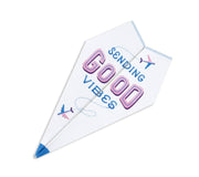 paper airplane pop-up encouragement card