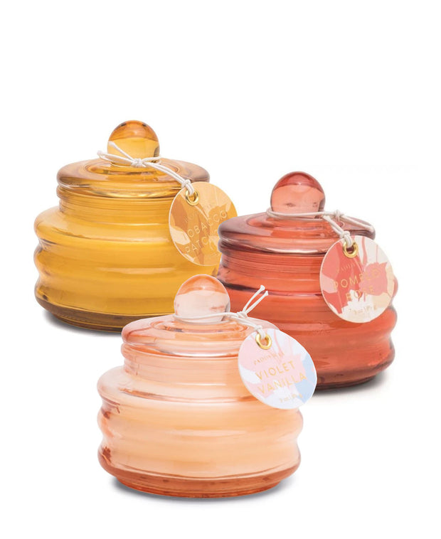 beam 3oz glass candles with lids - various scents