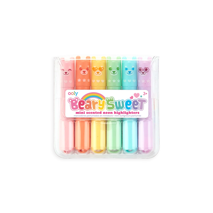 beary sweet mini scented highlighters