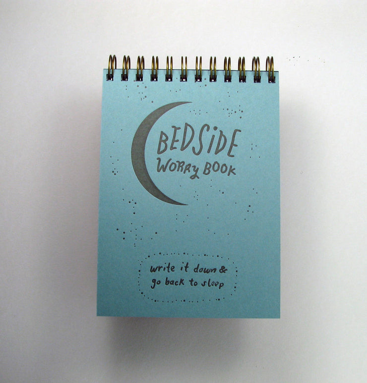 bedside worry book notebook
