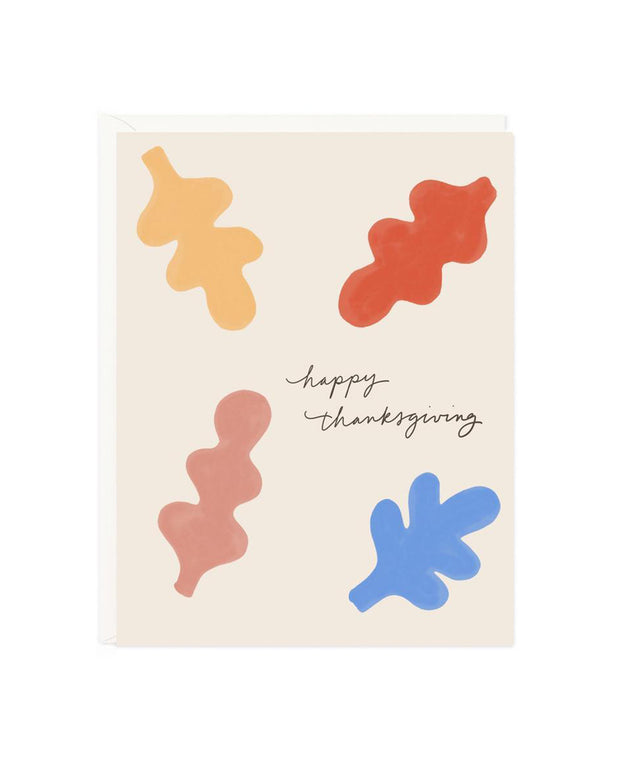 happy thanksgiving flutters card