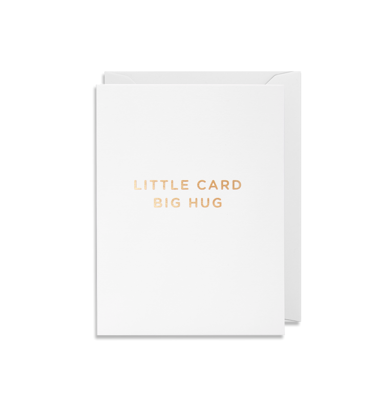 little card big hug card