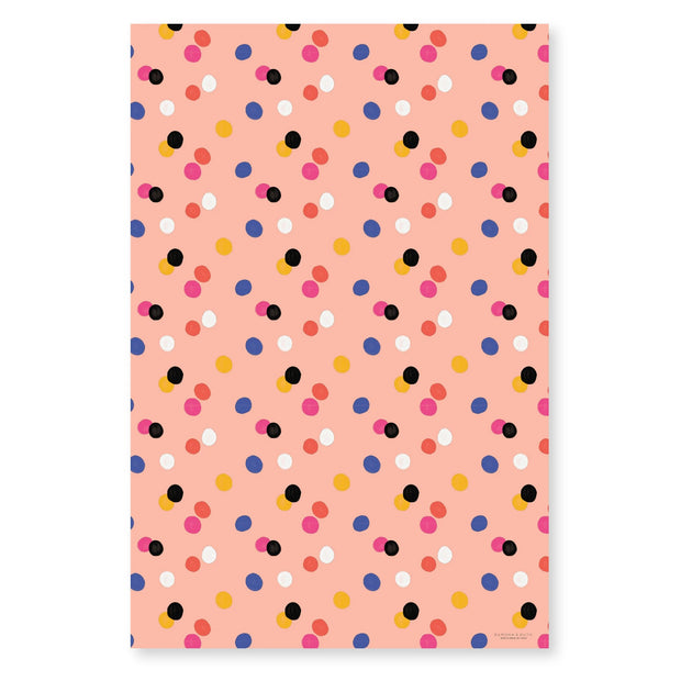 bright dot wrap sheet
