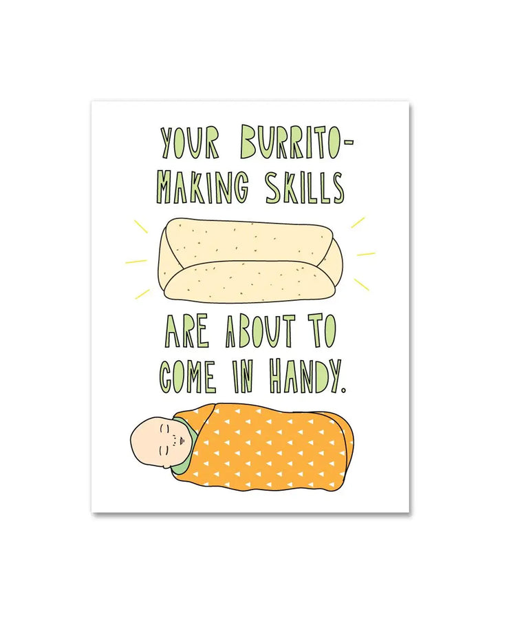 burrito baby card