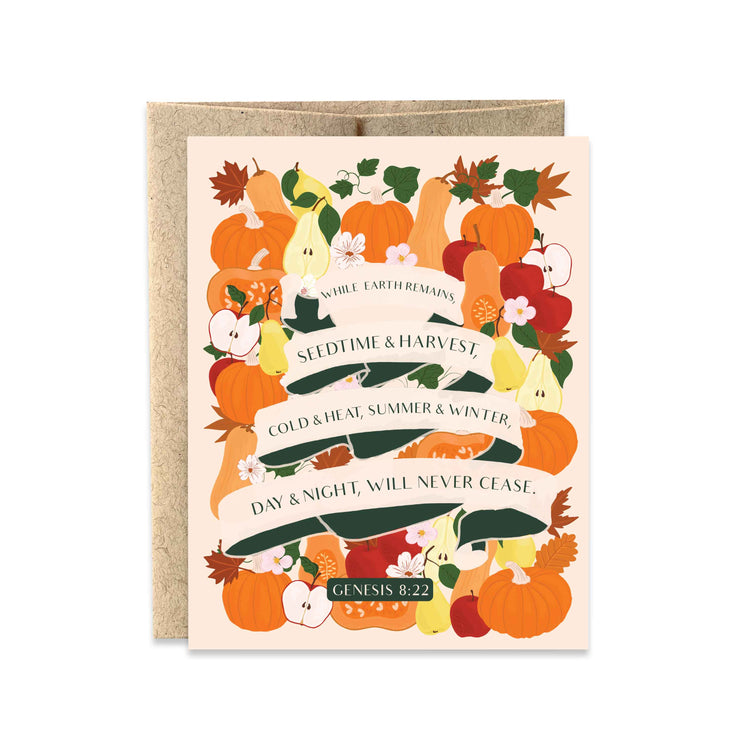 seedtime and harvest card