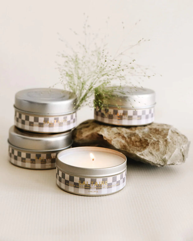 tin candle - saltaire, sea change, sunkissed, or summer day