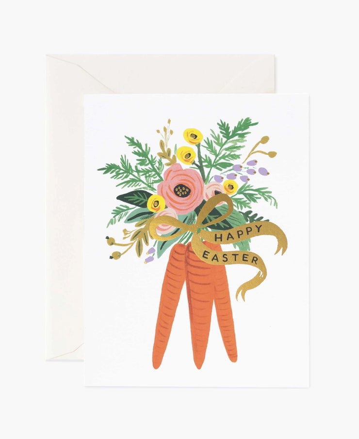 carrot bouquet card