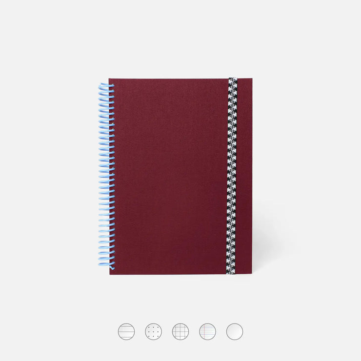 the canvas notebook - a5 - various colors