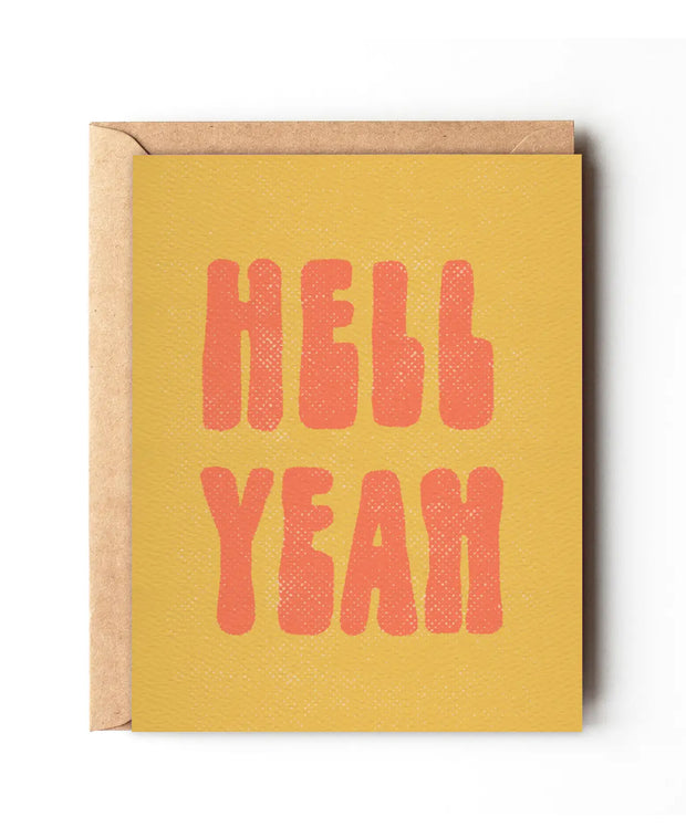 hell yeah card