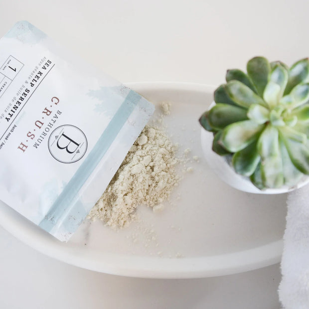 crush bath soak - sea kelp serenity or ancient oat hydration