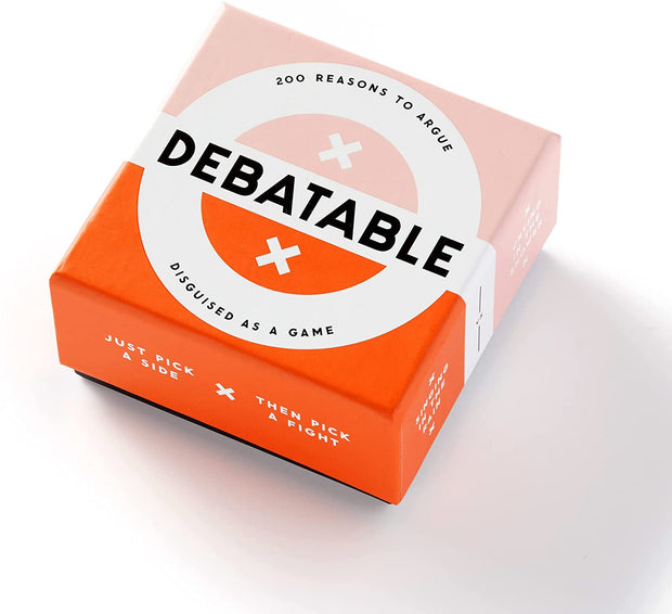 debatable game set: 200 two-sided game cards for things to argue about