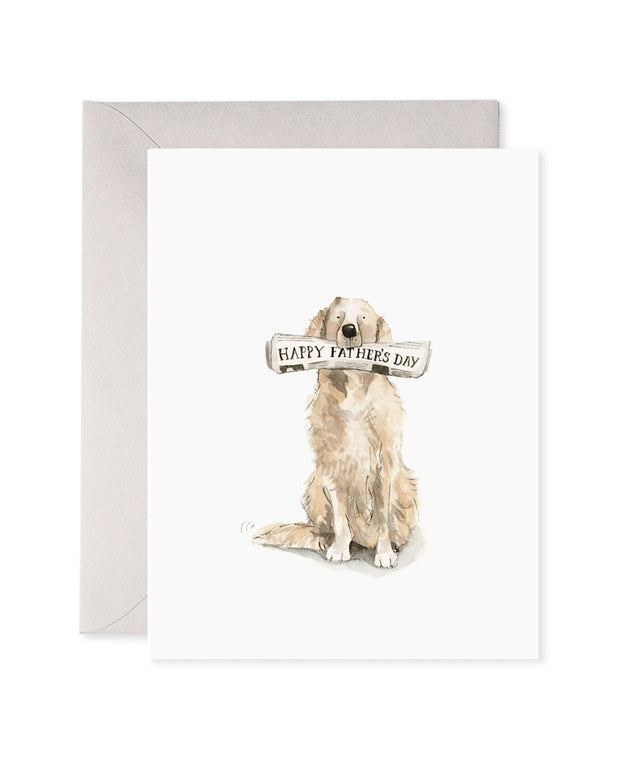 doggy dad father's day card