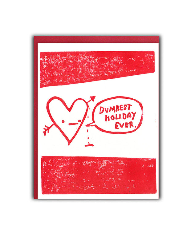 dumbest holiday ever valentine's card