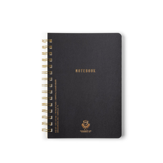 ebony - twin wire lined notebooks - various sizes