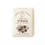 flower sticker astrology card sets