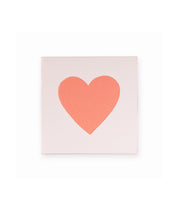 embossed heart small match box - pink or gold