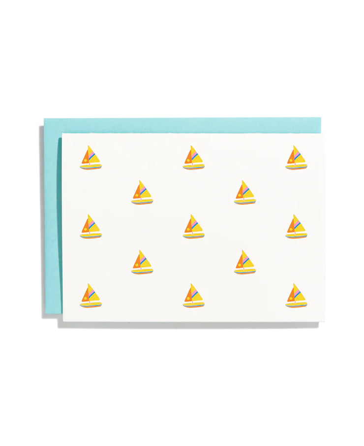 sailboat pattern cards - set of 8