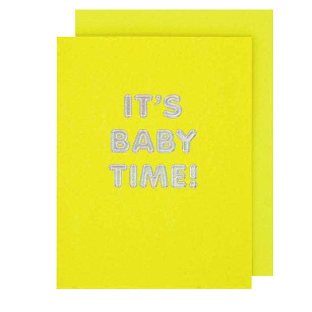 it's baby time card