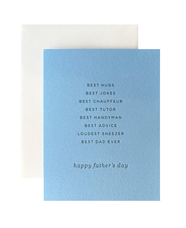 best hugs father's day card