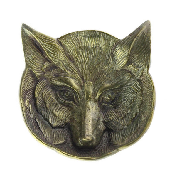 brass fox dish