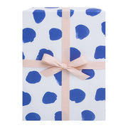 cobalt gift wrap sheet