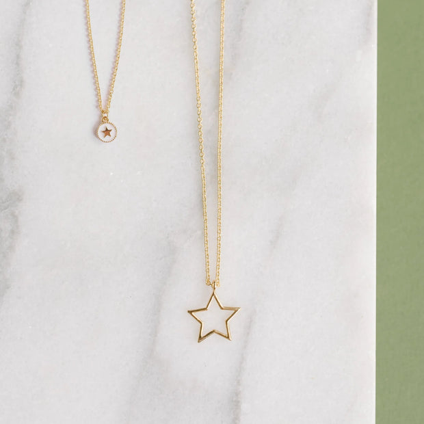 mama and me star necklace set