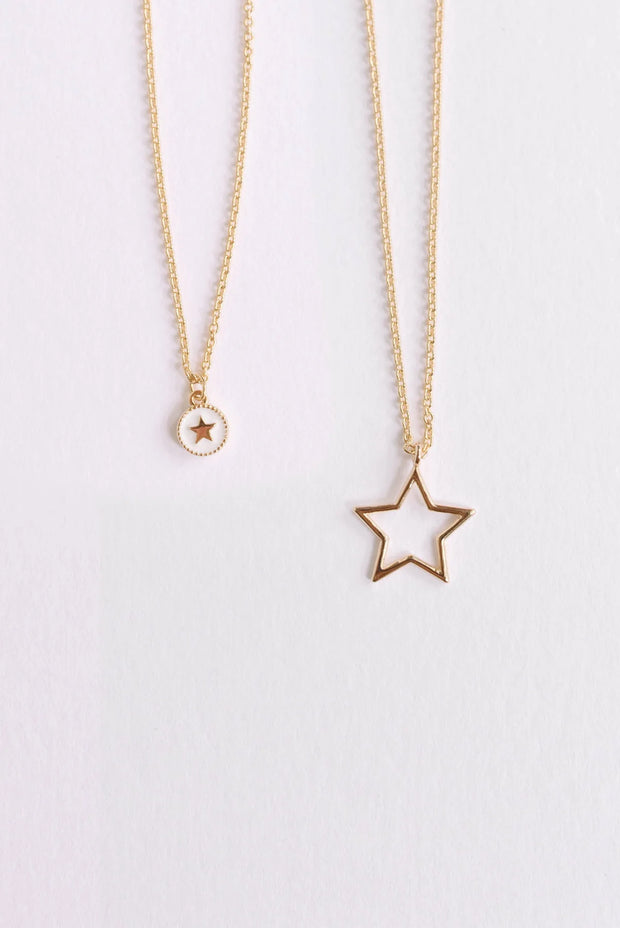 mama and me star necklace set