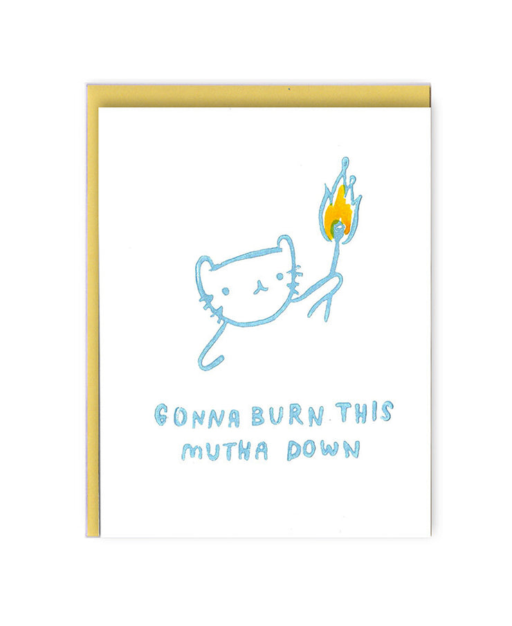 burn this mutha card