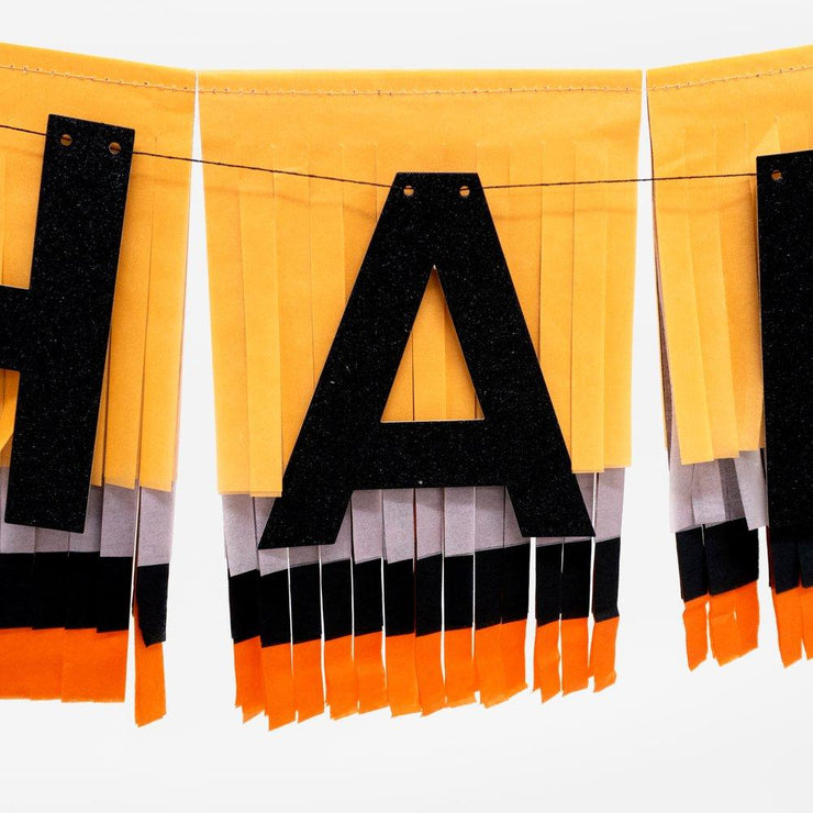 halloween fringe garland